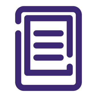 a purple rectangle with lines